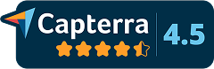 Capterra rating 4.5 out of 5