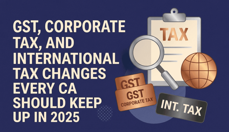 GST, Corporate Tax