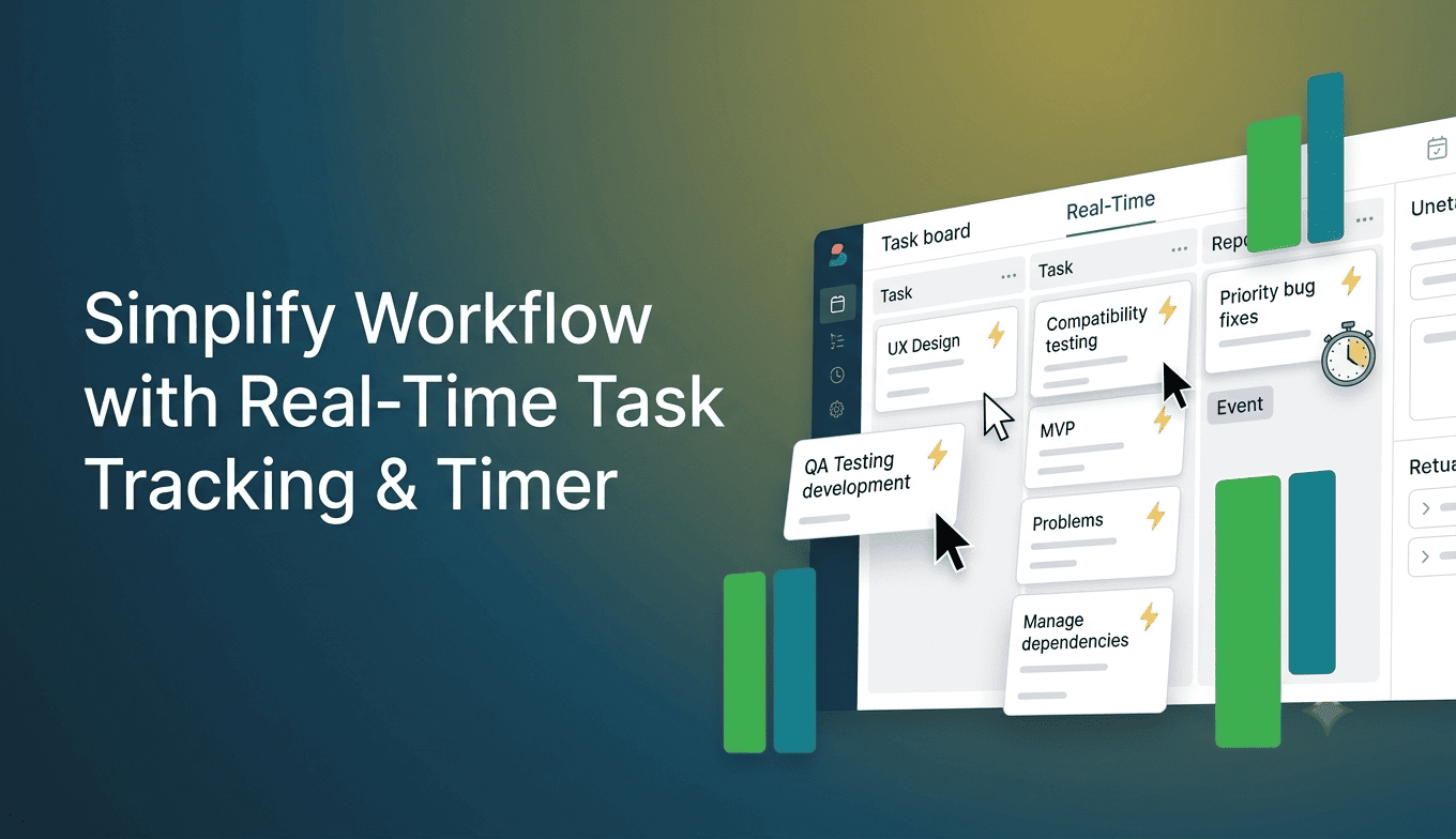 Simplify Workflow with Real-Time Task Tracking & Timer